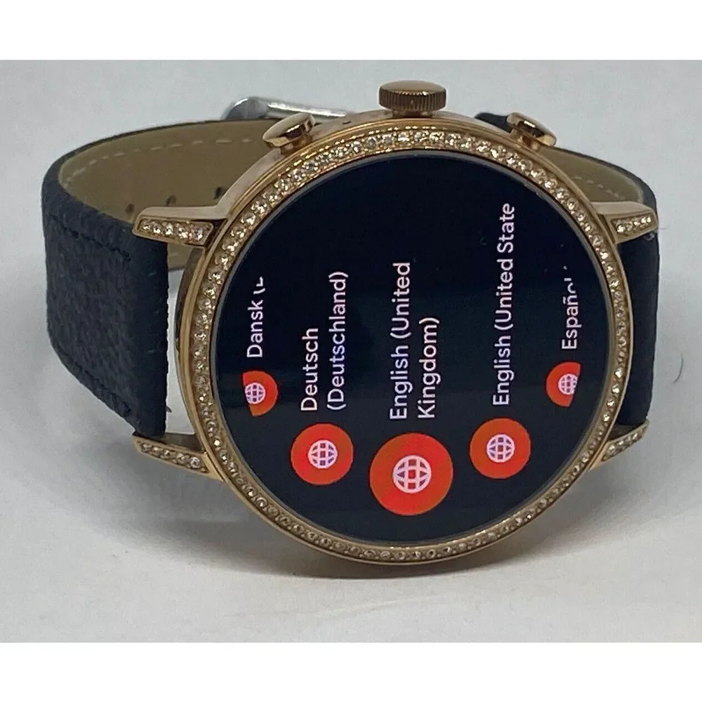Fossil Gen 4 Authentic Digital Dial Smart Watch Custom Band FTW6015 DC139